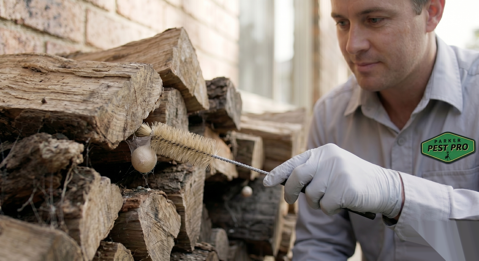 Spider control and black widow inspection by Parker Pest Pro in Northern California